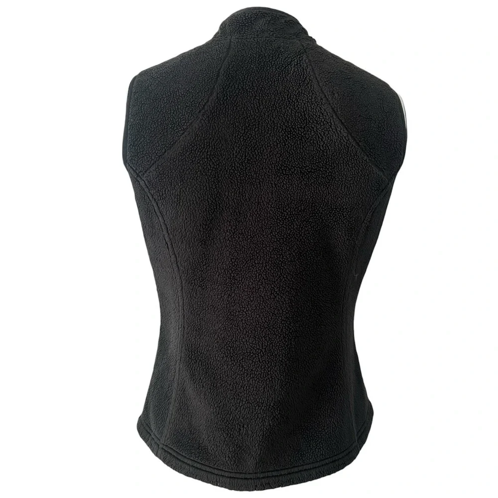The North Face Womens Osito Fleece Vest Black Full Zip‎ Sleeveless Jacket Small